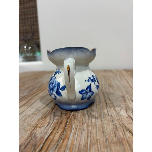 Vintage Victorian Shaving Skuttle Mug Old Foley James Kent Staffordshire England - Picture 3 of 8